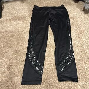VS shiny leggings withe side detail
